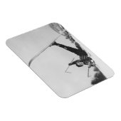 女性スキーヤー2 マグネット (右側)