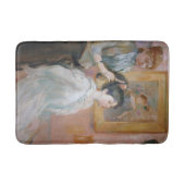 女性スタイリング娘の髪(Berthe Morisot) バスマット (正面)