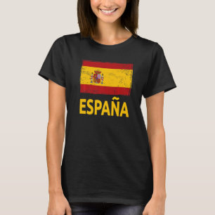 女性スペインの&キッズスペイン国旗のアイディアOutf Tシャツ