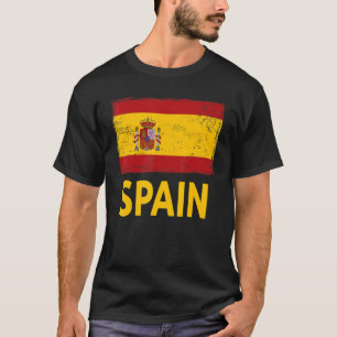 女性スペインの&キッズスペイン国旗のアイディアOutf Tシャツ