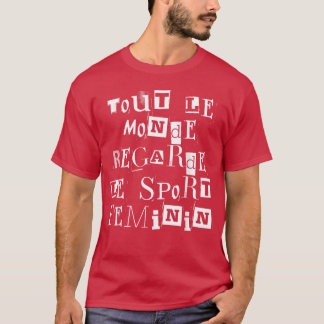 女性スポーツを見ている全ての人 フレンド ボーイ Tシャツ