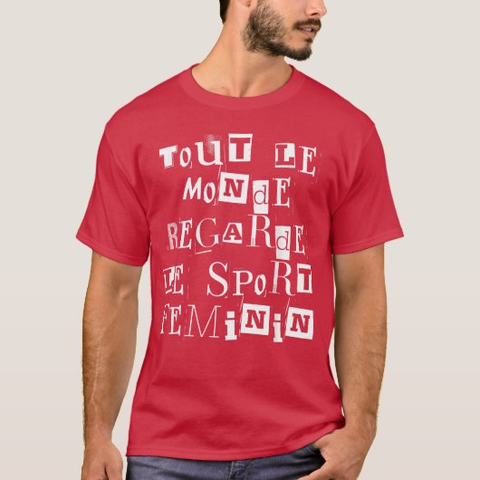 女性スポーツを見ている全ての人 フレンド ボーイ Tシャツ (正面)