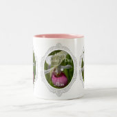 女性スリッパ母の日のマグ ツートーンマグカップ (中央)