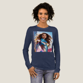 女性スーパーヒーロー - SF トライブレンドＴシャツ