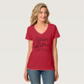 女性ズソンズオブリバティティー Tシャツ (正面フル)