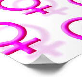 女性セックスシンボル ポスター (角)