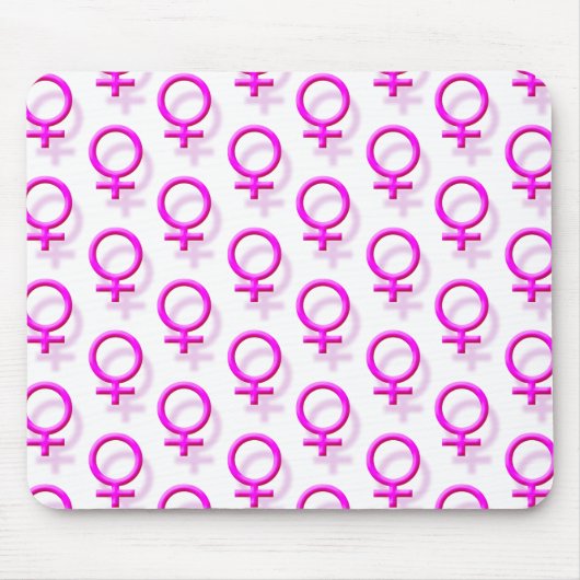 女性セックスシンボル マウスパッド (正面)