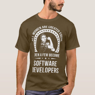 女性ソフトウェアのソフトウェア開発者 Tシャツ