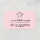 女性タッチ肩探し窓スパ 名刺 (裏面)