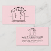 女性タッチ肩探し窓スパ 名刺 (正面/裏面)