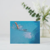 女性ダイビング ポストカード (スタンド正面)