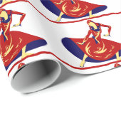 女性ダンサー ラッピングペーパー (ロールコーナー)