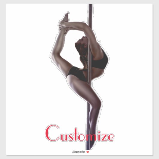 女性ダンサーThunder_Cove シール (シート)