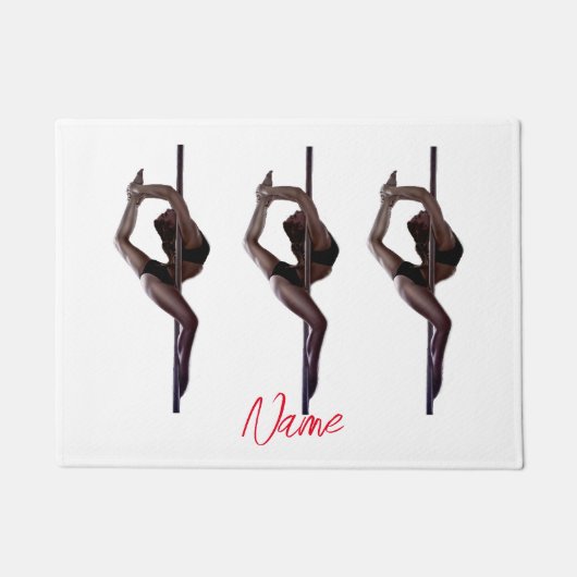 女性ダンサーThunder_Cove ドアマット (正面)