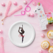 女性ダンサーThunder_Cove ペーパープレート (パーティー)