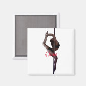 女性ダンサーThunder_Cove マグネット (正面/裏面)