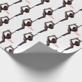 女性ダンサーThunder_Cove ラッピングペーパー (角)