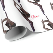 女性ダンサーThunder_Cove ラッピングペーパー (ロールコーナー)