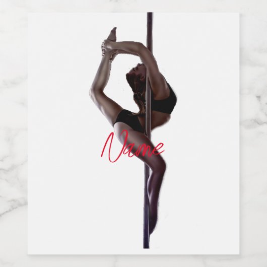 女性ダンサーThunder_Cove ワインラベル (シングルラベル)