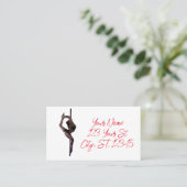 女性ダンサーThunder_Cove 名刺 (スタンド正面)