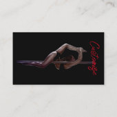 女性ダンサーThunder_Cove 名刺 (裏面)