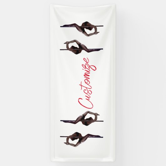 女性ダンサーThunder_Cove 横断幕 (縦)