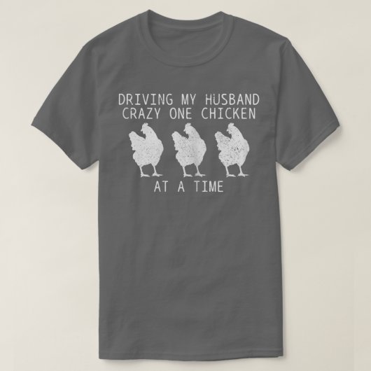 女性チキンモマチキンおもしろいレ熱狂するディ Tシャツ (デザイン正面)