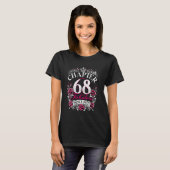 女性チャプター68 1957年以来素晴らしい 68歳の誕生日 Tシャツ (正面フル)