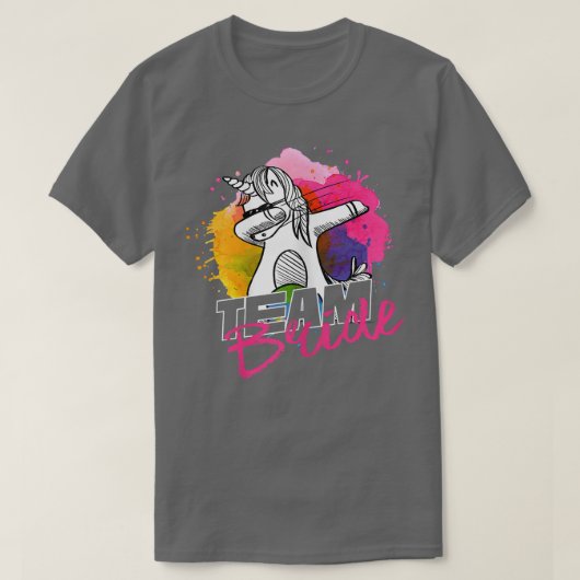 女性チームの花嫁 - 女性のバチェロレッテパーティー Tシャツ (デザイン正面)