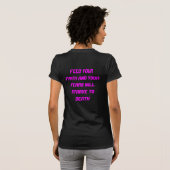 女性チームのSzczepanikのTシャツ Tシャツ (裏面フル)