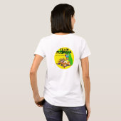 女性チームフロリダのワイシャツ1 Tシャツ (裏面フル)