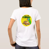 女性チームフロリダのワイシャツ1 Tシャツ (裏面)