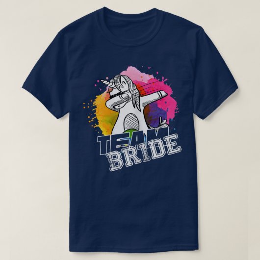 女性チーム 花嫁 女性  ブライズパーティー Tシャツ (デザイン正面)