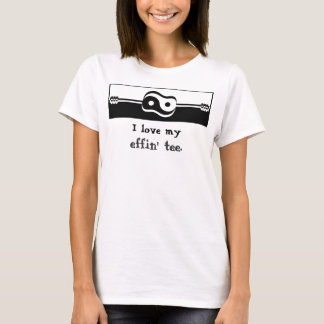 女性ティー- I愛私のeffinのティー Tシャツ