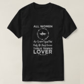 女性テーブルテニスおもしろい恋人デザインプレゼント1 Tシャツ (デザイン正面)