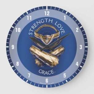 女性テ疑問に思ィアラ、ラッソ、ブレスレット ラージ壁時計