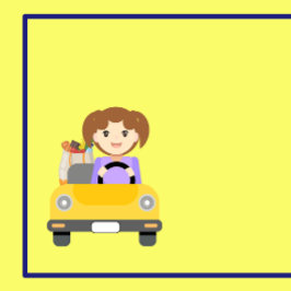 女性デリバリードライバありがとうご確認 名刺