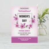 女性デーパーティの招待状 招待状 (スタンド正面)