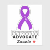 女性デー国際的認識度提唱者ビニル シール (シート)