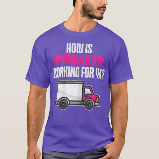 女性トラック輸送カントリートラック運転手ディーゼル貨物Tru Tシャツ