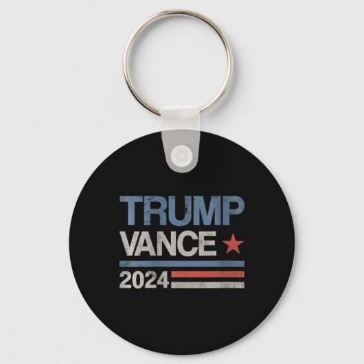 女性トランプVance 2024大統領トランプ支持者 キーホルダー (正面)