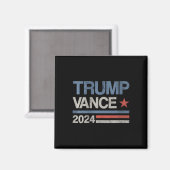 女性トランプVance 2024大統領トランプ支持者 マグネット (正面/裏面)
