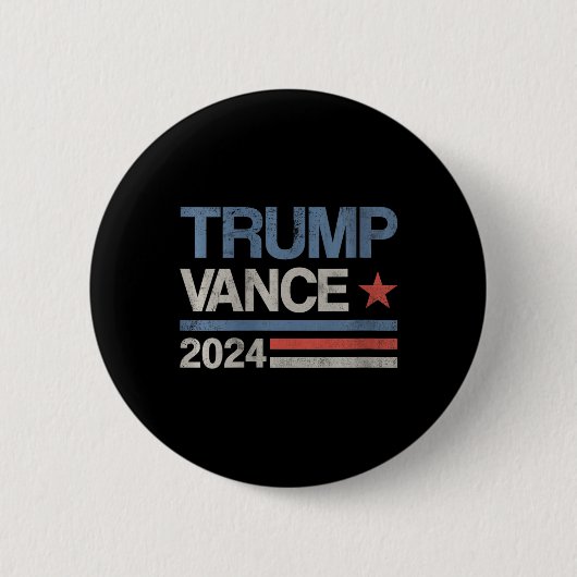 女性トランプVance 2024大統領トランプ支持者 缶バッジ (正面)