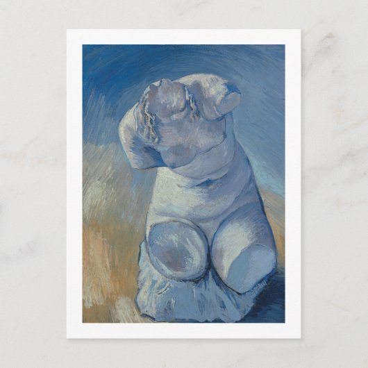 女性トルソファンゴッホファインアート ポストカード (正面)