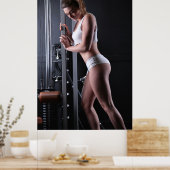 女性トレーナー ポスター (キッチン)