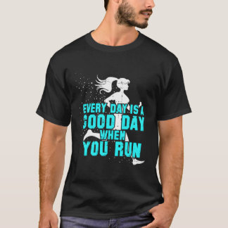 女性トレーニングランニングのカーディオやる気を起こさせるフィットネス Tシャツ