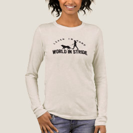 女性ドッグウォーカー  トライブレンドＴシャツ