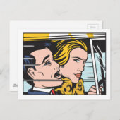 女性ドライバー ポストカード (正面/裏面)