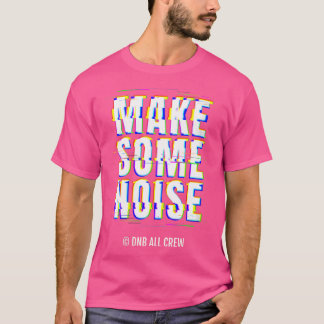 女性ドラムとベース音楽の液体ジャングルを作る Tシャツ