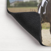 女性ドレッサーのライダー マウスパッド (コーナー)